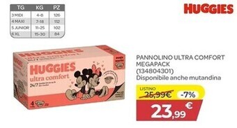 Bimbo Store Huggies pannolino ultra comfort megapack offerta