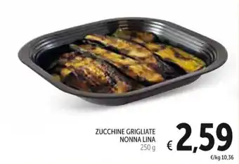 Spazio Conad ZUCCHINE GRIGLIATE NONNA LINA 250 g offerta