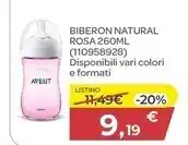 Bimbo Store Philips avent biberon natural rosa 260ml offerta