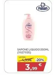 Bimbo Store Fissan sapone liquido 250ml offerta