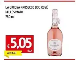 Galassia La gioiosa prosecco doc rose millesimato offerta