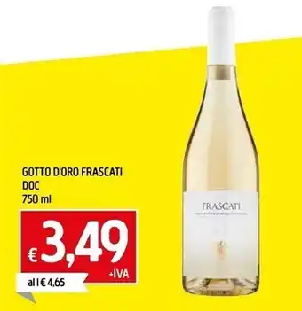 Galassia Frascati - gotto d'oro offerta