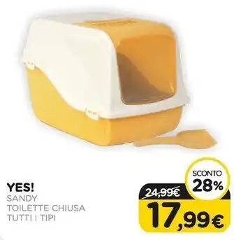 Yes! - toilette sandy chiusa tutti i tipi