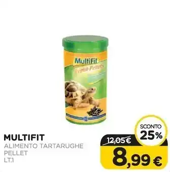 Arcaplanet Multifit - alimento tartarughe pellet lt.1 offerta