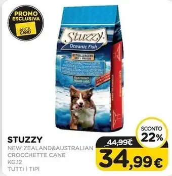 Arcaplanet Stuzzy new zealand&australian crocchette cane kg.12 tutti i tipi offerta