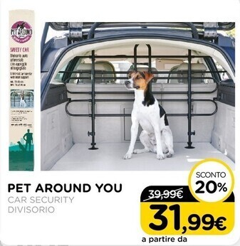 Arcaplanet Pet around you - car security divisorio offerta