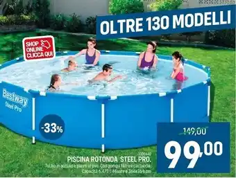 Cfadda Bestway piscina rotonda steel pro offerta