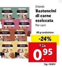 Orlando bastoncini di carne essiccata