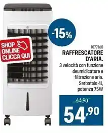 Cfadda Raffrescatore d'aria offerta
