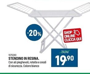 Cfadda Stendino in resina offerta
