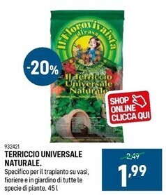 Cfadda Terriccio universale naturale offerta