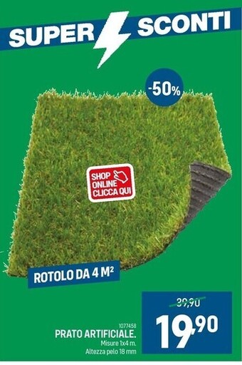 Cfadda Prato artificiale offerta
