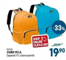 Cfadda Zaino vela offerta