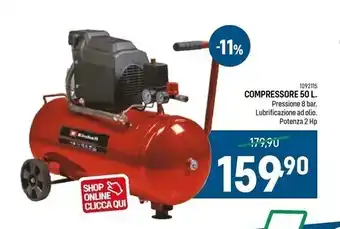 Cfadda Einhell compressore 50l offerta