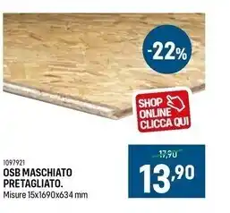 Osb maschiato pretagliato