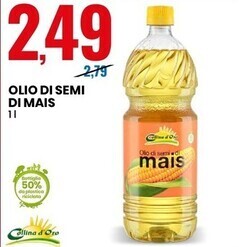 Eurospin Collina d'oro olio di semi di mais offerta
