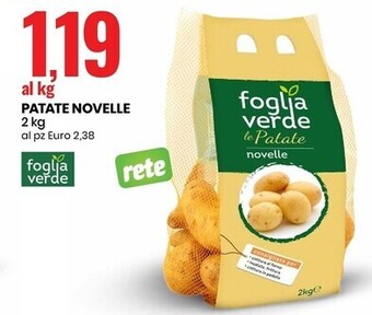 Eurospin Foglia verde patate novelle offerta