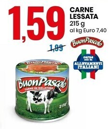 Eurospin Buon pascolo carne lessata offerta
