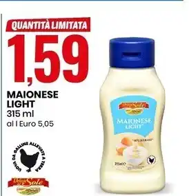 Eurospin Delizie dal sole maionese light offerta