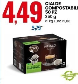 Eurospin Cialde compostabili, 50 pz offerta