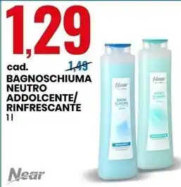 Eurospin Near bagnoschiuma neutro addolcente/rinfrescante offerta