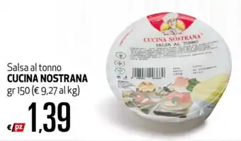 Maxi Supermercati Cucina Nostrana Salsa al tonno 150gr offerta