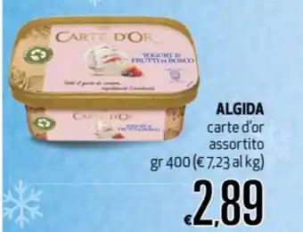 Maxi Supermercati Algida Carte d'Or assotito 400gr offerta