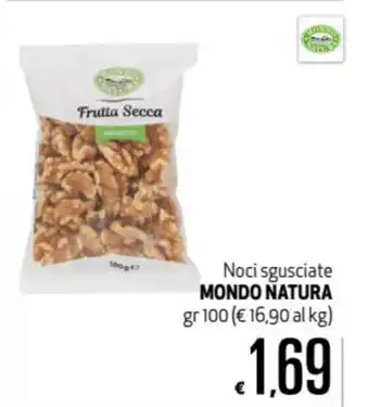 Maxi Supermercati Mondo Natura Noci sgusciate 100gr offerta
