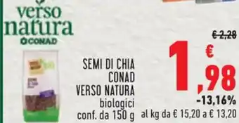 SEMI DI CHIA CONAD VERSO NATURA conf. da 150 g