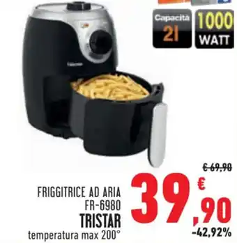 Conad FRIGGITRICE AD ARIA FR-6980 TRISTAR offerta