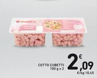 Spazio Conad COTTO CUBETTI 100 g x 2 offerta