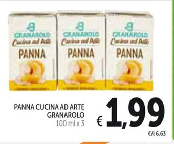Spazio Conad PANNA CUCINA AD ARTE GRANAROLO 100 ml x 3 offerta