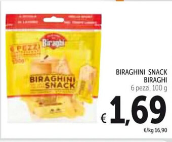 Spazio Conad BIRAGHINI SNACK BIRAGHI 6 pezzi, 100 g offerta