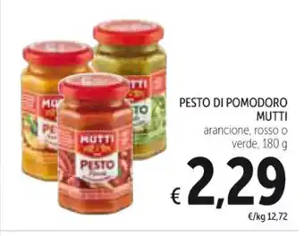 Spazio Conad PESTO DI POMODORO MUTTI 180 g offerta