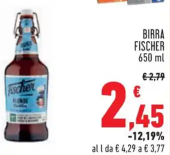 Conad BIRRA FISCHER 650 ml offerta