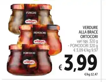 Spazio Conad VERDURE ALLA BRACE ORTOCORI vari tipi, 320 g - POMODORI 320 g offerta
