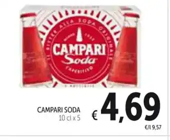 Spazio Conad CAMPARI SODA 10 cl x 5 offerta