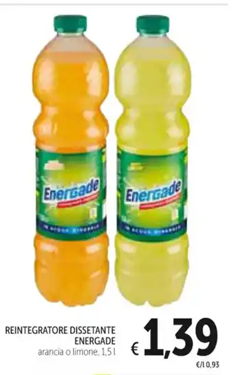 Spazio Conad REINTEGRATORE DISSETANTE ENERGADE 1,5 l offerta