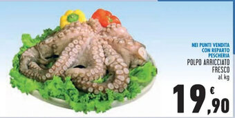 Conad POLPO ARRICCIATO FRESCO al kg offerta