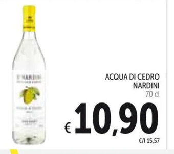 Spazio Conad ACQUA DI CEDRO NARDINI 70 cl offerta