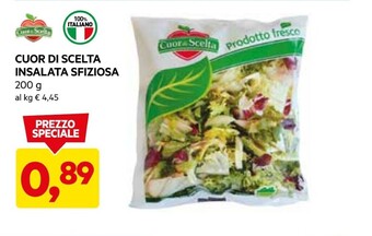 DPiù Cuor di scelta insalata sfiziosa offerta