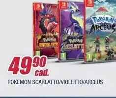 Trony Pokémon pokemon scarlatto / violetto / arceus offerta