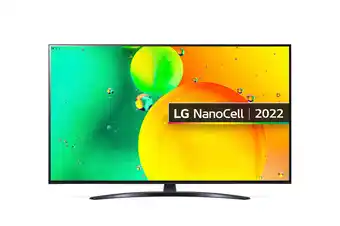 Trony Lg nanocell 55nano766qa 139,7 cm (55) quad hd smart tv wi-fi nero offerta