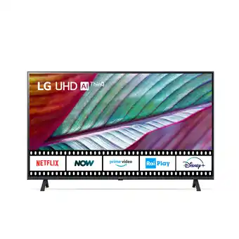 Trony Lg uhd 43'' serie ur78 43ur78006lk, tv 4k, 3 hdmi, smart tv 2023 offerta