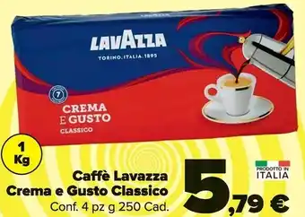 Carrefour Market Lavazza caffe crema e gusto classico offerta