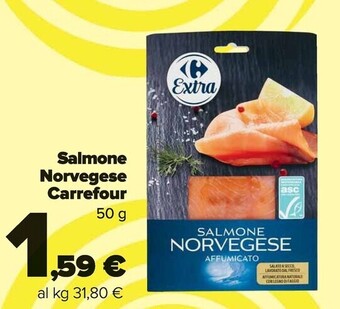 Carrefour Market Carrefour salmone norvegese offerta