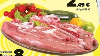 Carrefour Market Fracosta di bovino adulto offerta