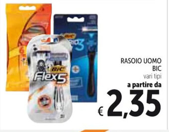 Spazio Conad RASOIO UOMO BIC vari tipi offerta