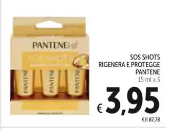 Spazio Conad SOS SHOTS RIGENERA E PROTEGGE PANTENE 15 ml x 3 offerta