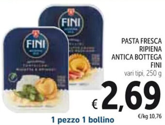Spazio Conad PASTA FRESCA RIPIENA ANTICA BOTTEGA FINI vari tipi, 250 g offerta